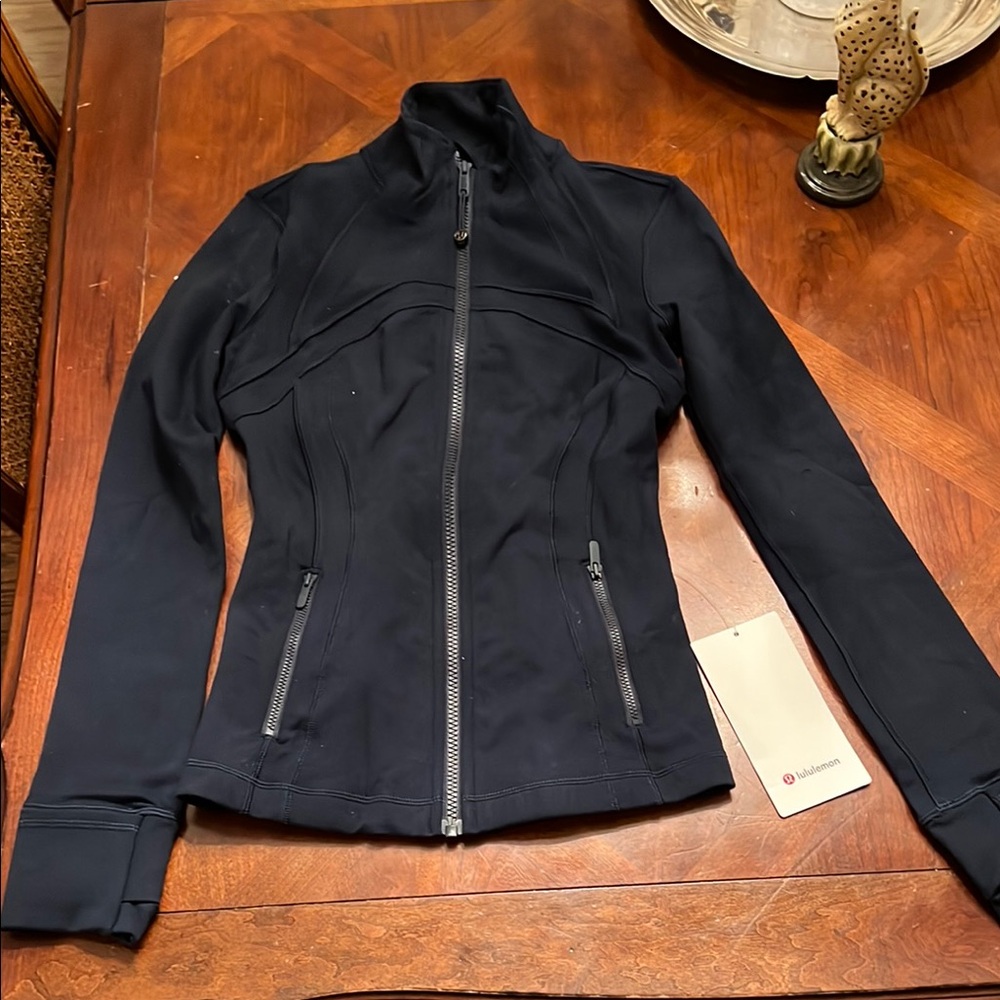 lululemon athletica navy blue Utility Jacket with Streamlined Fit